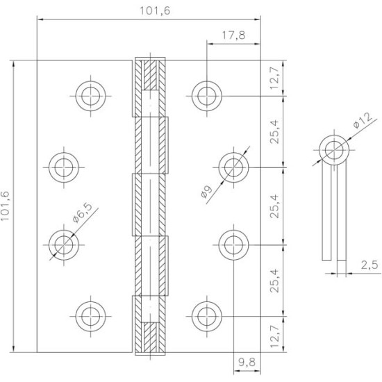 stainless steel gate hinges screw