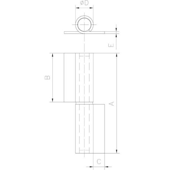 door hinges flag hinge