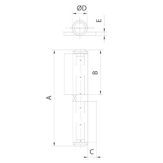 gate hinges flag hinge bearing