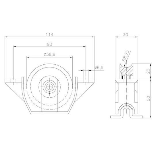 gate wheels embed pvc sliding doors