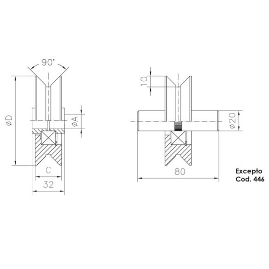 gate wheel V