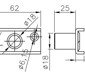 Bottom Guide Nylon Sliding Gate