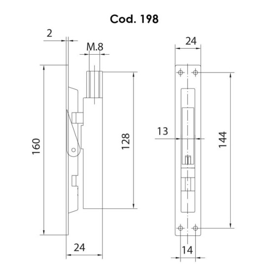 Pasador Cod 198