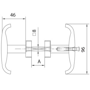 oeverhead door handle