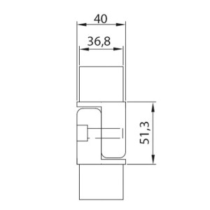 stainless steel handrail squared adjustable elbow