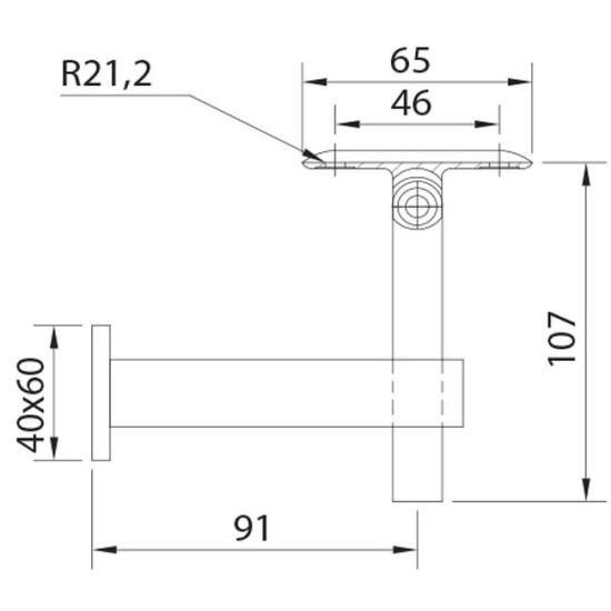 ABC286S Soporte Pared Ajustable