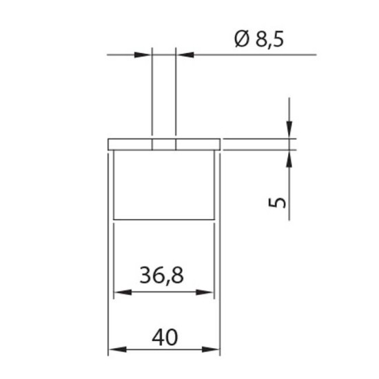 stainless steel handrails squared tube support