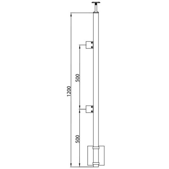 stainless steel posts glass clamps (1)