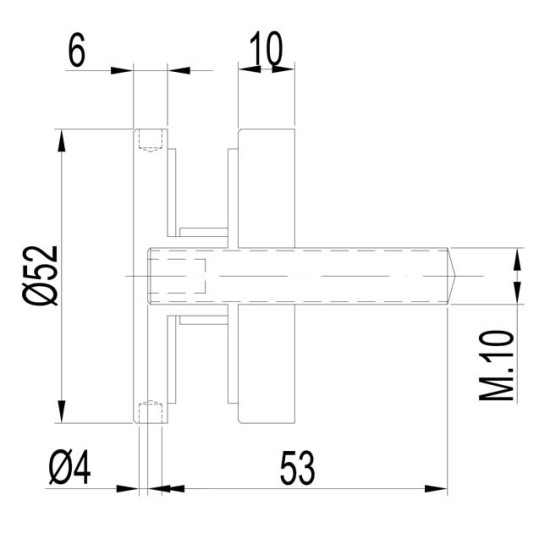 glass balustrade glass connector