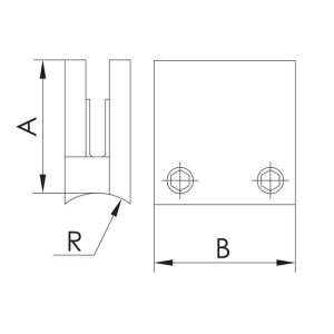 glass clamp squared glass clamps