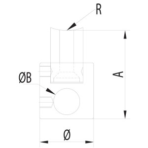 midrail tube connector handrails