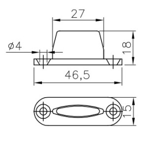 plastic gate guide