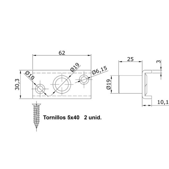 Sliding Door Guide Screw