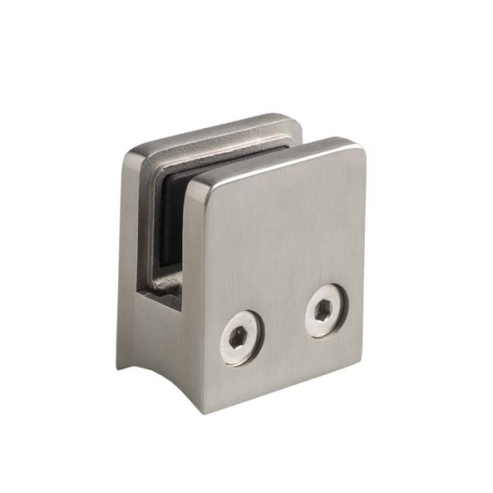 Stainless Steel Glass Clamp Squared