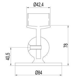 stainless steel handrail ball tube supports