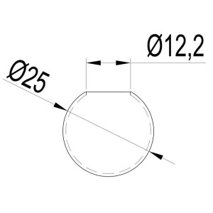 Stainless Steel Handrail Midrail Ball