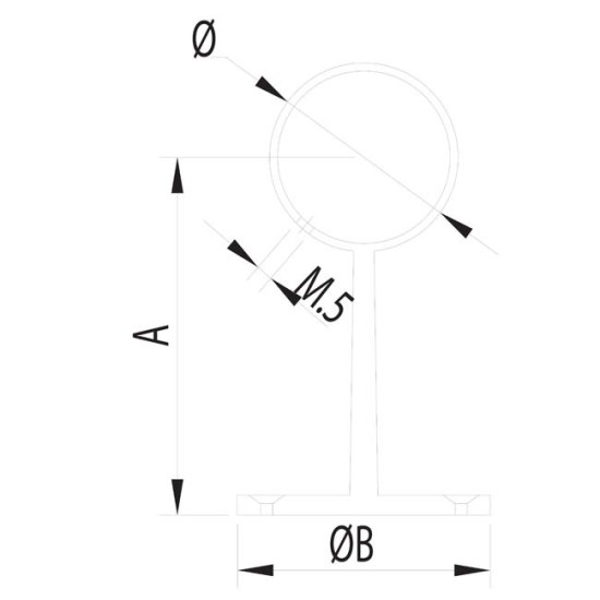 stainless steel hanrail brace support