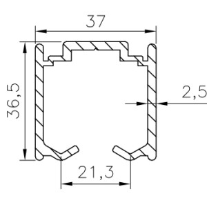 Aluminium Sliding Door Track