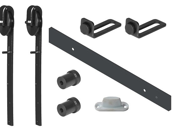 Sliding Barn Door Kit Black