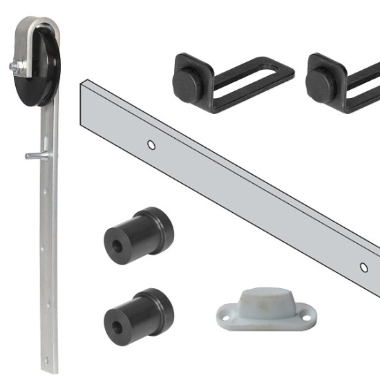 Sliding Barn Door Kit Nylon Wheel