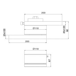 Cod. 295 Dimensions